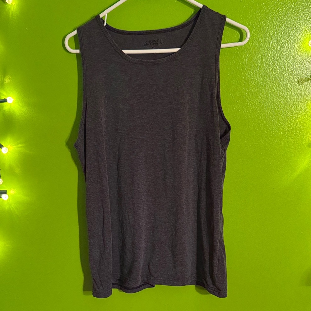 Gray Sleeveless Top